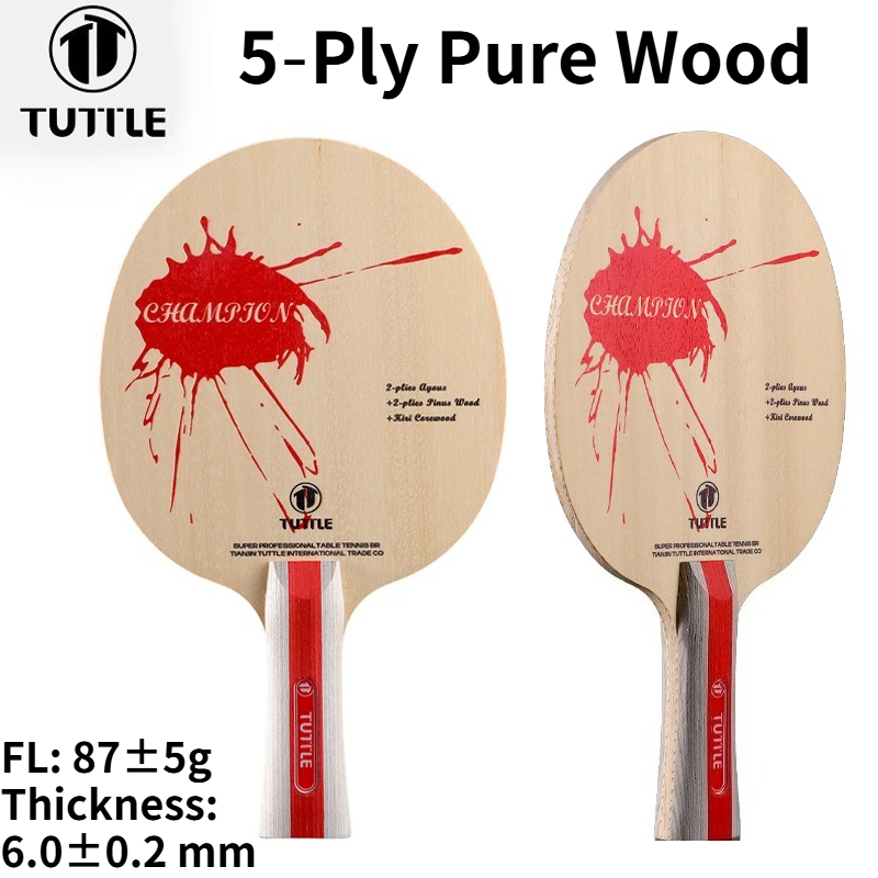 Table Tennis For Kids - TUTTLE Champion Road Table Tennis Racket