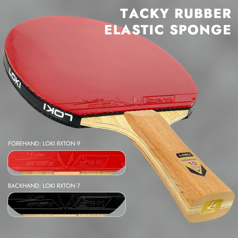 LOKI DRAGON 10 STAR Table Tenn - Stiga Carbon Blade recension och pris