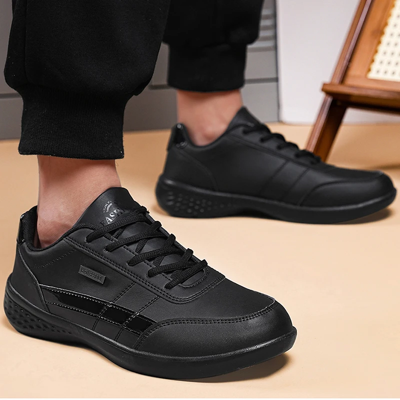 Leather PU Men's Shoes Sneaker - Table Tennis Men recension och pris