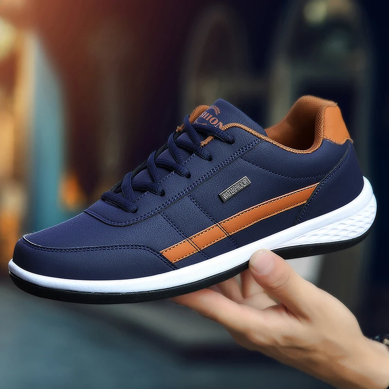 Leather PU Men's Shoes Sneaker - Table Tennis Men recension och pris