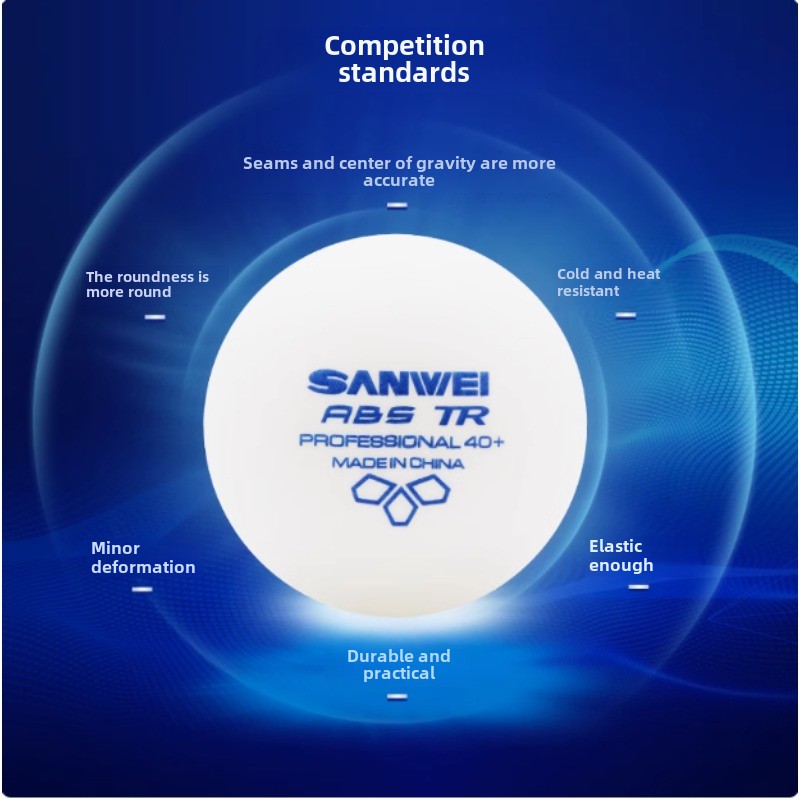 100 pcs Sanwei New Materials P - Table Tennis Video Game recension och pris