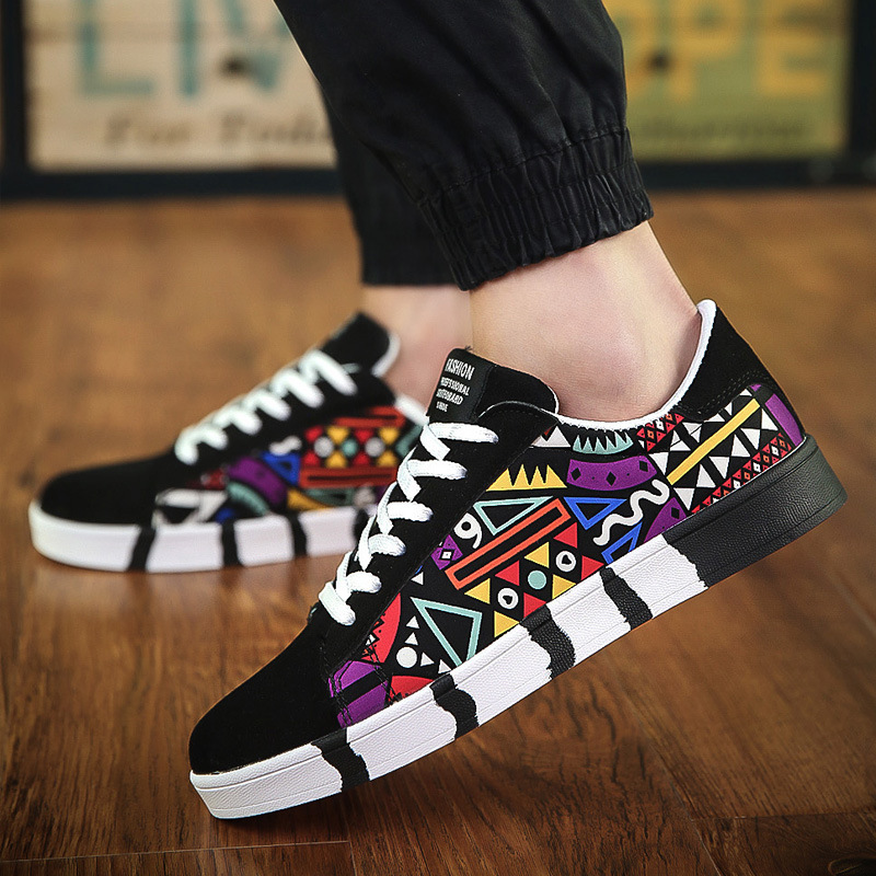 Men's Sneakers Graffiti Canvas - Table Tennis Men recension och pris
