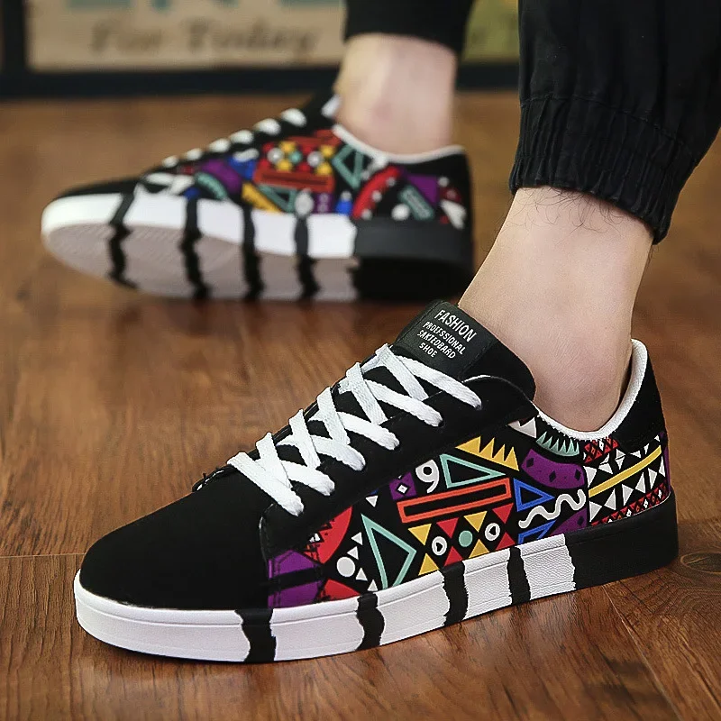 Men's Sneakers Graffiti Canvas - Table Tennis Men recension och pris