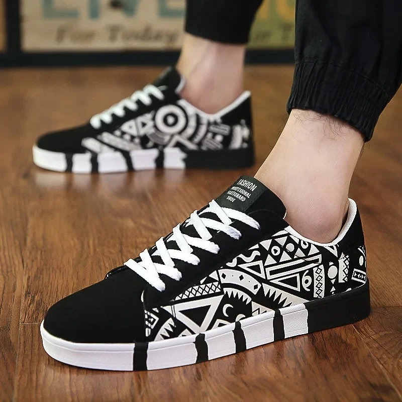 Men's Sneakers Graffiti Canvas - Table Tennis Men recension och pris