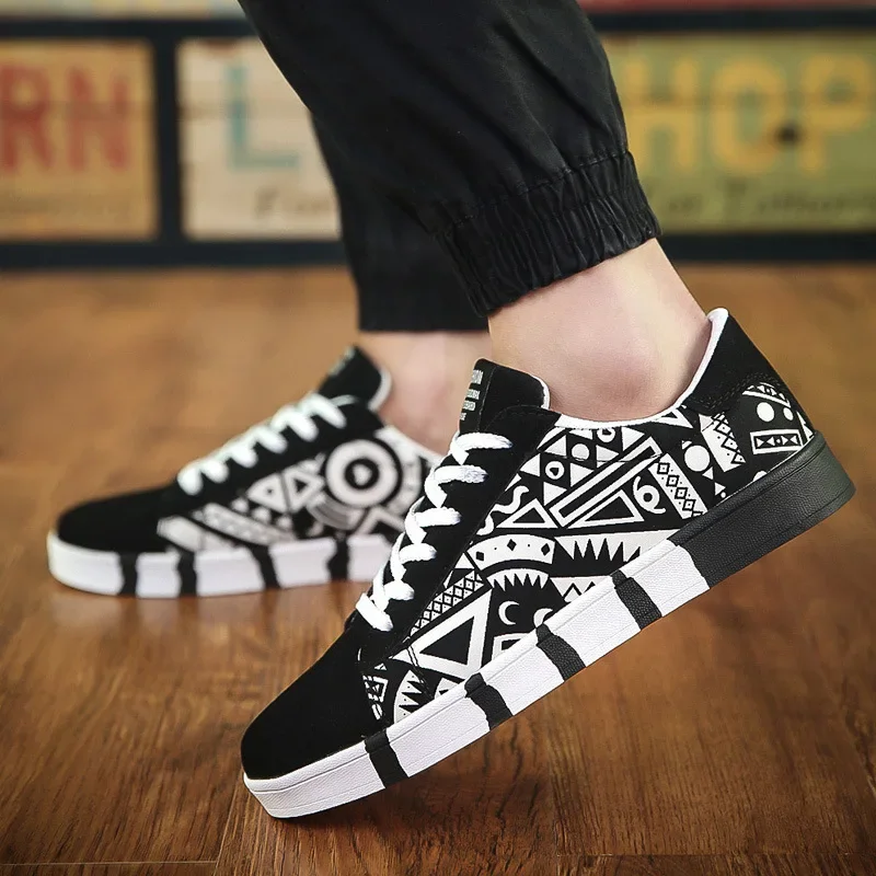 Men's Sneakers Graffiti Canvas - Table Tennis Men recension och pris