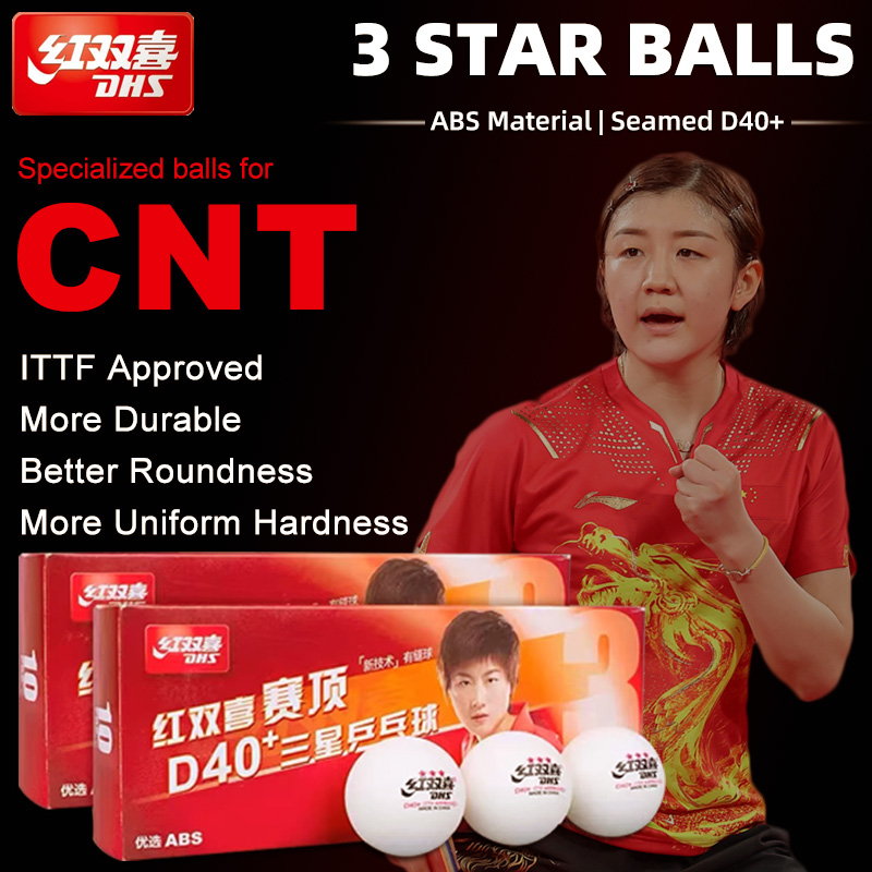DHS D40+ DJ40+ Ping Pong Balls - Table Tennis Video Game recension och pris
