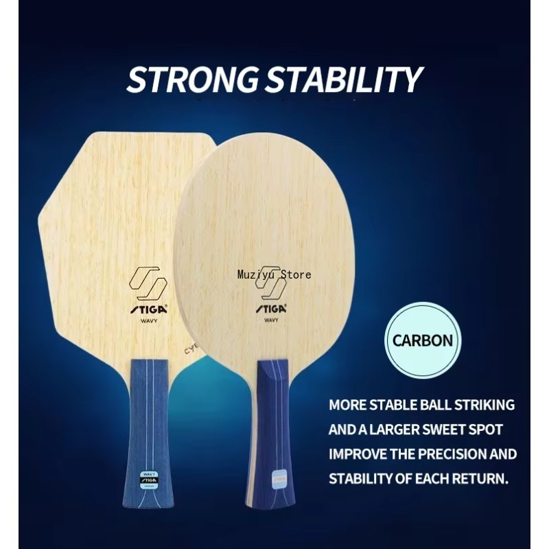 Original STIGA Wavy Ultra Fibr - Stiga Carbon Blade recension och pris